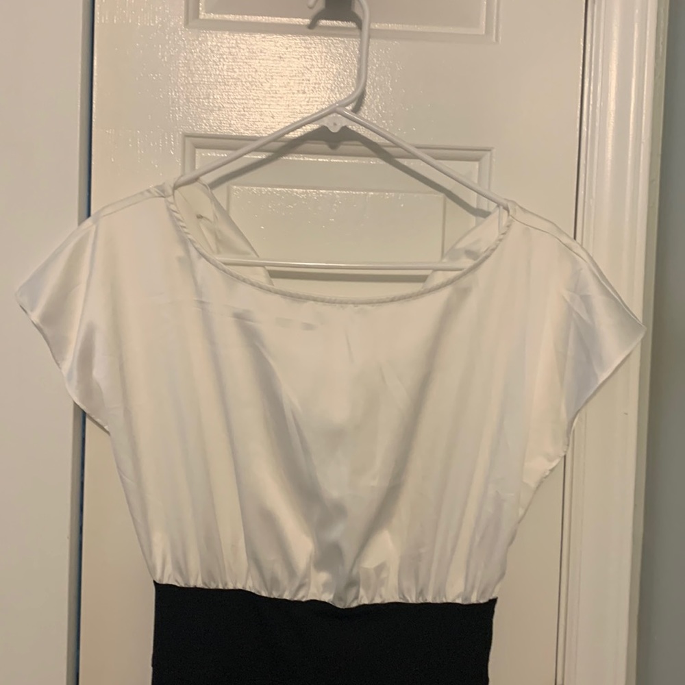 Mini Black n white dress